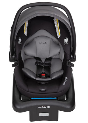 Safety 1st Smooth Ride Travel System Stroller and OnBoard FLX Infant Car Seat, Newborn to Toddler Baby Combo, Easy-Install, Large Canopy, Ample Storage, Foldable, Rear-Facing 4-30 lbs, Monument