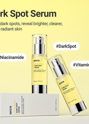 ROVECTIN Vita Dark Spot Correcting Serum – Brightening Vitamin C & Niacinamide Serum for Glowing, Even Skin Tone | Vegan & Gentle Formula for Sensitive Skin | 1.01 Fl Oz (30 ml)