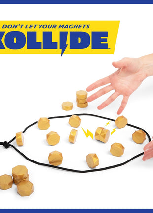 Kollide by Relatable - Influencer Choice Award 2025 Winner, Exciting Magnetic Game for Family Game Night, Fun Games for Kids - Includes 1 Rope, 20 Magnets, and Instructions
