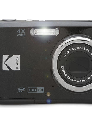 KODAK PIXPRO Friendly Zoom FZ45-BK 16MP Digital Camera with 4X Optical Zoom 27mm Wide Angle and 2.7 inch LCD Screen (Black)
