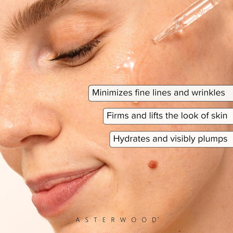 Asterwood Matrixyl 3000 & Argireline Peptide Serum with Hyaluronic Acid