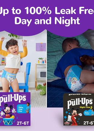 Pull-Ups Boys' Night-Time Potty Training Pants, Size 4T-5T Overnight Training Underwear (38-50 lbs), 52 Ct