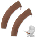 Leather Stroller Handlebar Cover Compatible with UPPA-Baby Vista 2015â€“2019, Vista V2 & V3 â€“ 100% Natural Leather Grip Sleeve with Zipper, Perforated Anti-Slip Design, Easy Install Stroller Accessory