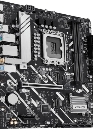 ASUS Prime H810M-A WiFi-CSM Intel® H810 LGA 1851 mATX Motherboard, 6+1+1+1 Discrete MOS, DDR5, PCIe 4.0, 2X M.2, Intel® 1Gb Ethernet, Wi-Fi 6, DisplayPort, HDMITM, USB 10Gbps, Front USB 5Gbps Type-C®