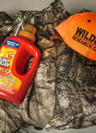 Scent Killer Gold Scent Free Laundry Detergent for Hunting Gear with Power Boost Plus Odor Eliminator, 32 Fluid Ounces