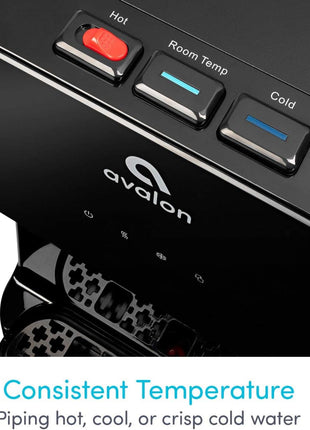 Avalon A4BLWTRCLR Bottom Loading Water Cooler Water Dispenser - 3 Temperature Settings - Hot, Cold & Room Water, Durable Stainless Steel Cabinet, Bottom Loading - UL/Energy Star Approved