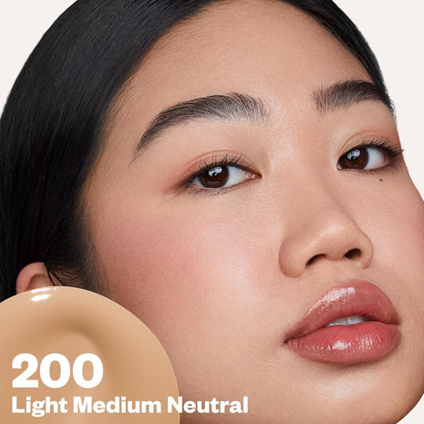 Kosas Revealer Liquid Foundation SPF 25 – Medium Buildable Coverage, Hydrating Natural Glow Finish, Light Medium Neutral 200