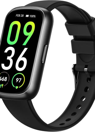 Health Fitness Tracker for Men Women: Smart Watch with 24H Heart Rate Monitor Blood Oxygen Sleep Tracker Calorie Step Counter 5ATM Waterproof Fitness Activity Trackers Compatible with iPhone Android