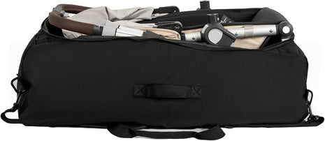Stroller Bag Compatible with UPPAbaby VISTA/CRUZ V2 Rumbleseat and Bassinet | Stroller Travel Bag Heavy Duty Gate Check Stroller Bag with Delectable Shoulder Strap and Handle (Black)