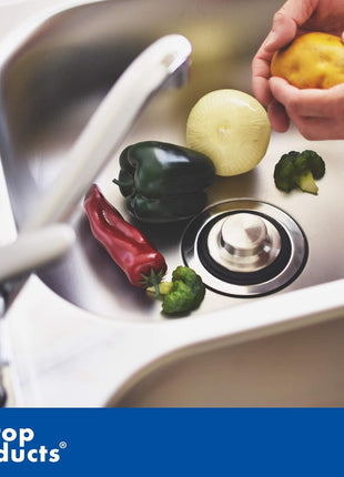 3 3/8 inch (8.57 cm) - Kitchen Sink Stopper Stainless Steel Garbage Disposal Plug Fits Standard Kitchen Drain Size of 3 1/2 inch (3.5") Diameter