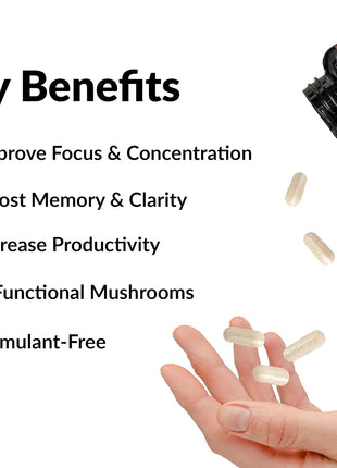 Force Factor Forebrain Focus Brain Booster | Brain Supplement to Boost Clarity & Concentration, Memory & Sharpness, Nootropic Brain Support Supplement, 60 Capsules