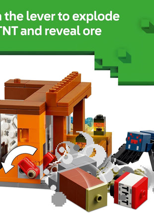 LEGO Minecraft The Armadillo Mine Expedition Toy Figures and Playset - Building Minecraft Toy for Kids, Boys and Girls, Ages 8+ - with Gaming Figures for Pretend Play - Gift Idea for Birthdays - 21269