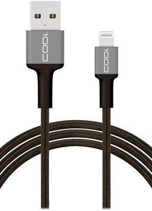 CODi 6' Braided Nylon USB-A to Lightning (MFI Certified) Charge & Sync Cable