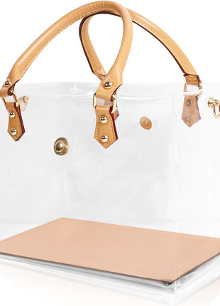 Clear PVC DIY Tote Bag Handbag Making Kit Handmade Gift Bag Craft Accessory Tool Set Birthday Holiday Gift Bag