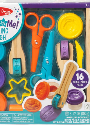 Melissa & Doug Created by Me! Cut, Sculpt, and Roll Modeling Dough Kit with 8 Tools and 4 Colors of Modeling Dough