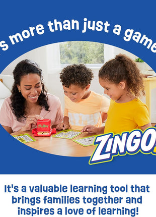 ThinkFun Zingo Bingo Award Winning Preschool Game for Pre-Readers and Early Readers Age 4 and Up - One of the Most Popular Board Games for Boys and Girls and their Parents (97700)