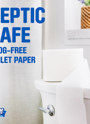 Scott ComfortPlus Toilet Paper, 12 Triple Rolls, 231 Sheets per Roll, Septic-Safe, 1-Ply Toilet Tissue