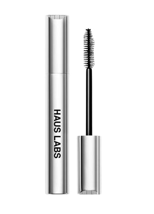 HAUS LABS B Structural Volumizing and Lengthening Mascara Black Onyx – Vegan Biotech Mascara for 5X Volume, Strengthened & Lifted Lashes, Long-Wearing, 0.27 oz