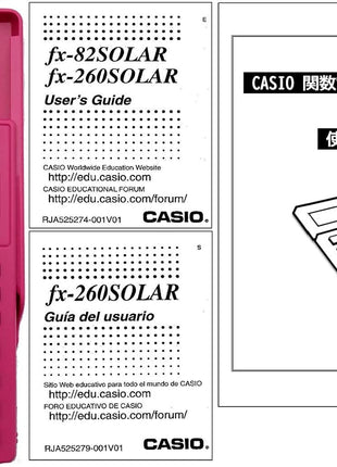 CASIO FX-260SLR-PK Scientific Calculator (FX-260SLR-PK)