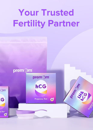 Premom Pregnancy Test Strips- 30 Pack Early Detection Pregnancy Test Kit Powered by Premom Ovulation Predictor iOS and Android APP