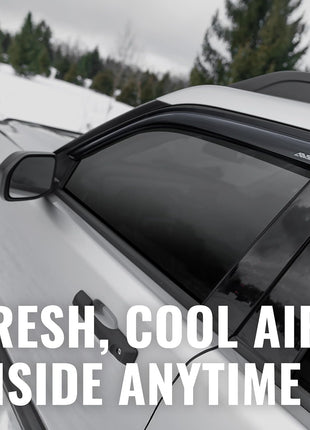 Auto Ventshade [AVS] Outside Mount Rain Guards for 1988 - 1999 Chevrolet/GMC C/K1500/2500/K3500 Extended Cab | Window Vent Visors, 4 pcs. - Smoke | 94231