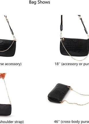 Mini Copper Purse Chain Shoulder Crossbody Strap Bag Accessories Charm Decoration