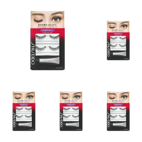 Shiseido Eyelashes V3 Set of 2, Adhesive, 0.1 oz (3.3 g) x 5