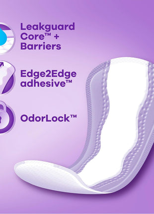 Always Daily Extra Protect Liners, Extra Long Length, Unscented Panty Liners, 116 Count