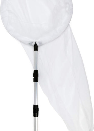 Insect and Butterfly Net with 12" Ring, 24" Net Depth, Handle Extends to 36 Inches