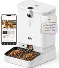 PiFi Automatic Cat Feeder with Camera for 3 Cats & Dogs, 6L Dual Dispenser, AI Recognition, 5GHz and 2.4GHz WiFi App Control, 1080p Dual Cameras, Night Vision, Two-Way Audio