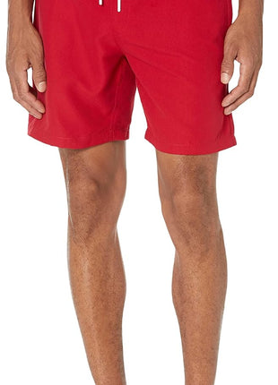 Amazon Essentials Men's Swim Trunks with Mesh Lining, Pockets, Drawstring Closure
