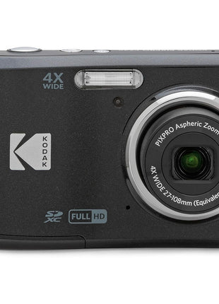 KODAK PIXPRO Friendly Zoom FZ45-BK 16MP Digital Camera with 4X Optical Zoom 27mm Wide Angle and 2.7 inch LCD Screen (Black)