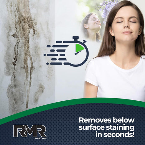 RMR 86 Instant Mold and Mildew Stain Remover Spray   Scrub Free Formula, 30 Fl Oz