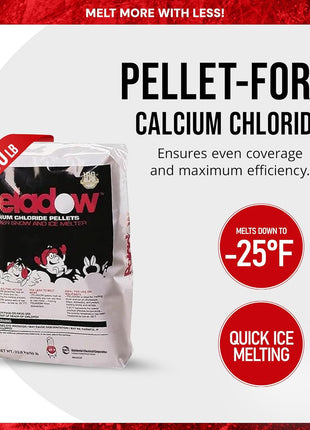 Calcium Chloride Pellets Snow and Ice Melter, 50 lb.