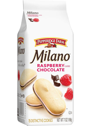 Pepperidge Farm Milano Cookies, Raspberry Chocolate, 7 oz. Bag