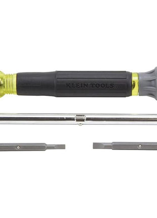 Klein Tools 32581 4-in-1 Electronics Screwdriver Set with 2 Slotted, 2 Phillips Precision Machined Bits, Ideal for Terminal Blocks