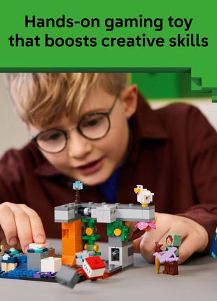 LEGO Minecraft The Warden Encounter Kids Toy - Collectible Building Set for Boys and Girls 7+- with Silent Ranger Minifigure - Great Birthday Gift for Gamers and Kids Who Love Minecraft Toys - 21274