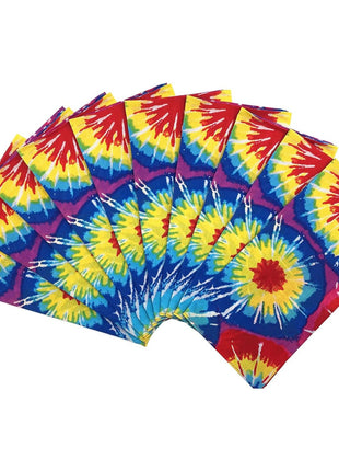 Vamqor 100% Cotton 10 Pack Fine Bandanas(Black)