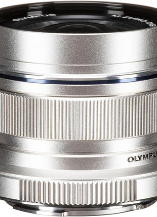 OM SYSTEM Olympus M.Zuiko Digital ED 12mm F2.0 Silver for Micro Four Thirds System Camera, Compact Wide Angle Lens for Starry Sky and Landscape
