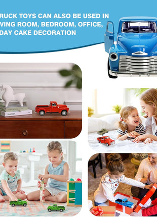 Little Blue Truck Toy for Toddlers Boys Girls | 1:32 Alloy Toddlers Car Toy Driveable,Car Door Can Open,Toy Trucks for Kids Boys Girls Easter Christmas Birthday Gifts