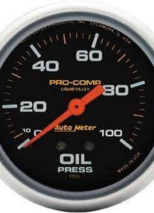 Auto Meter 5421 Liquid-filled Oil Pressure Gauge