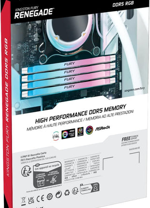Kingston FURY Renegade 96GB (2 x 48GB) DDR5 SDRAM Memory Kit