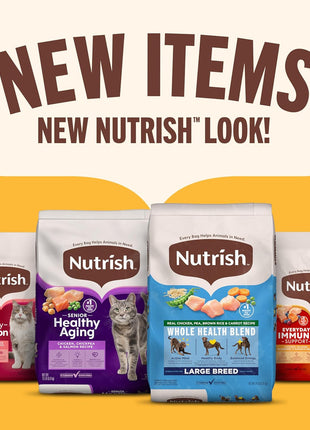 Nutrish Indoor Complete Chicken, Lentils & Salmon Recipe Dry Cat Food 14 lb. Bag, Packaging May Vary (Rachael Ray)