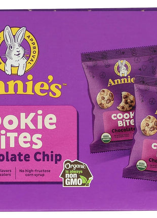 Annie's Organic Chocolate Chip Cookie Bites, 10 Pouches, 10.5 oz