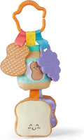 Melissa & Doug Baby Multi-Sensory PB and J Take-Along Clip-On Toy 6-Piece Set