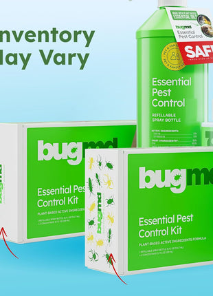 BugMD Ant Killer & Bug Spray - Roach and Cockroach Killer Indoor, Spider Spray for Home, Fly and Insect Defense, Natural, Safe with Essential Oils, Plant-Powered, Pest Control - Starter Kit