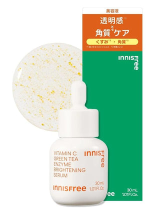 【Innisfree】Vita C Green Tea Enzyme Bright Serum 30ml 【Skin Serum】【Authentic Product】Niacinamide Brightening Care Brightening Enzyme Ingredients Green Tea Extract Brightening Moisture Sensitive Skin