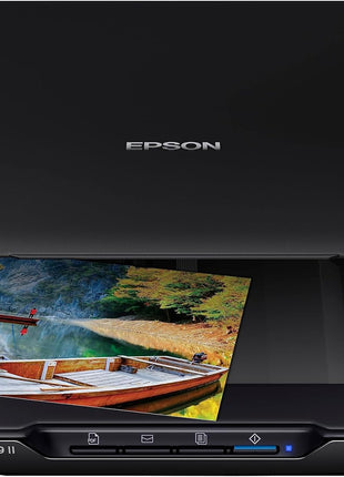 Epson Perfection V19 II Flatbed Photo Scanner 4800 dpi Optical Resolution | USB Power High-Rise Removable Lid for Documents and Old Pictures to Digital Conversion