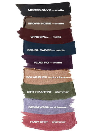 Urban Decay 24/7 Liquid Stick Waterproof Eyeliner - Smudge-Proof, Transfer-Proof, Up to 24HR Wear, Dual-Ended Retractable Gel Liner with Blending Eye Brush, Slanted Angled Tip, Vitamin E - 0.012 oz