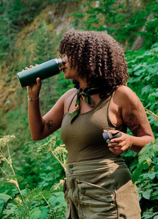 Hydro Flask Water Bottle - Insulated Stainless Steel - Wide Mouth Flex Lid, Non Spill, Leakproof and Refillable in 20 Oz